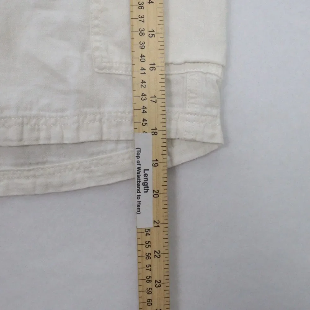 Tasso Elba Men's Cargo Shorts Size 36 Linen Cotton Blend Flat Front Chino - Picture 6 of 8